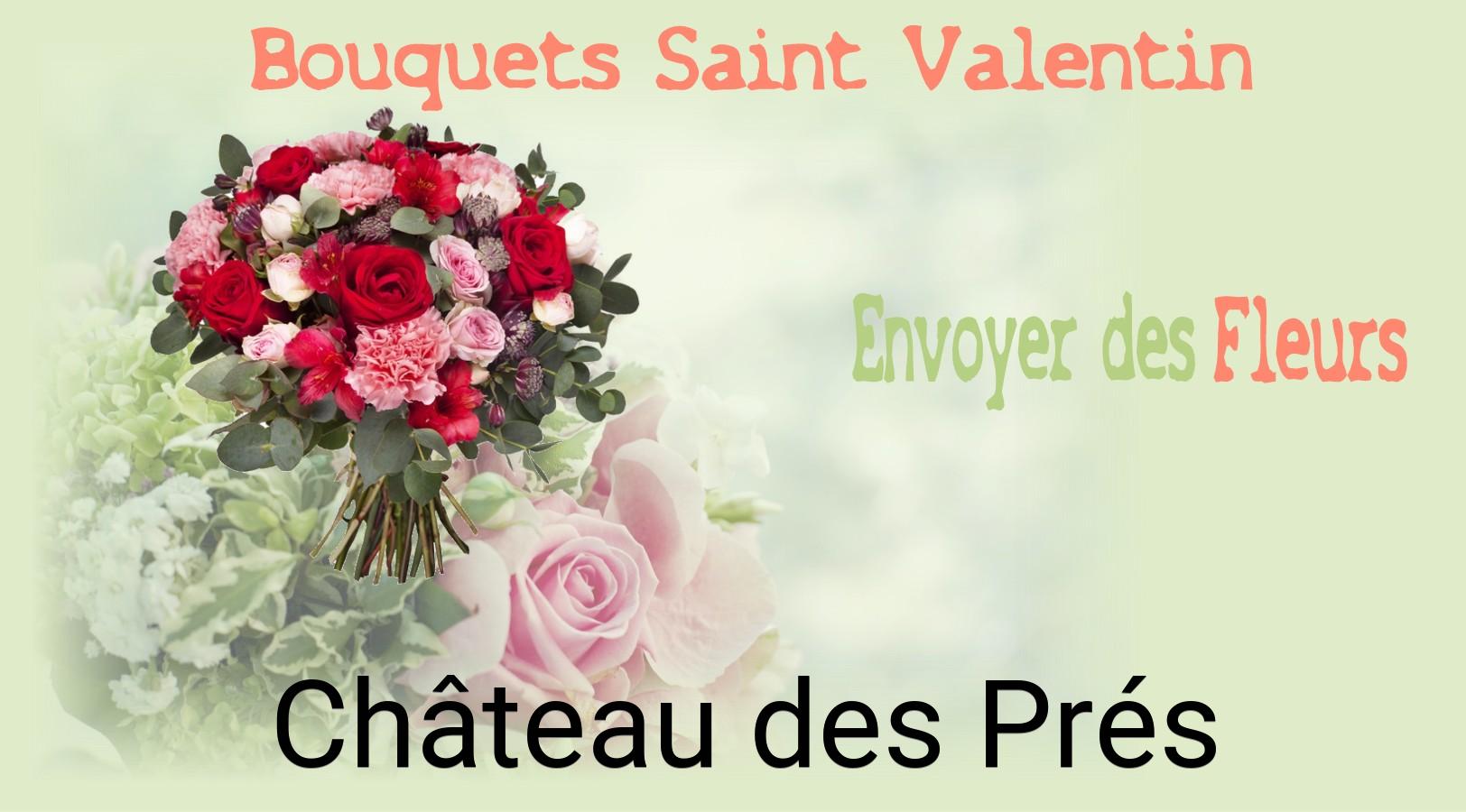 Roses de Saint-Valentin livrées à Château-des-Prés