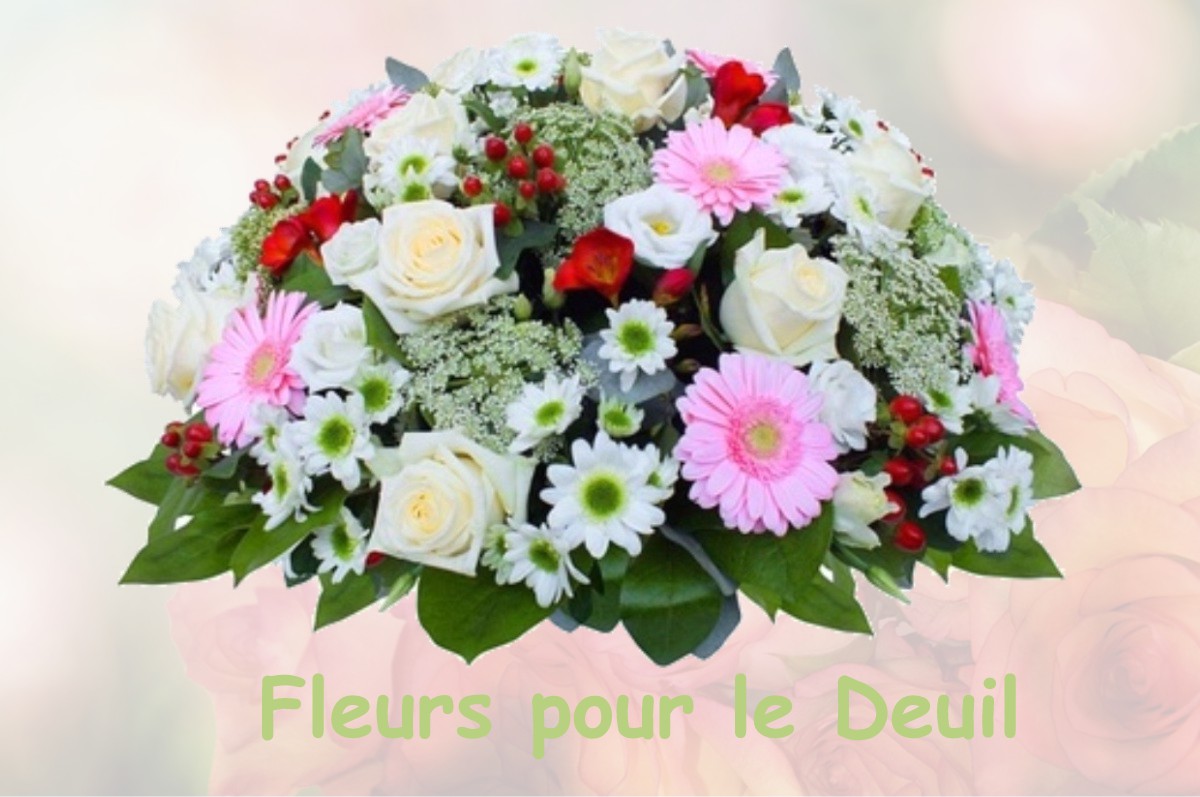 fleurs deuil CHATEAU-DES-PRES
